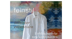 Desktop Screenshot of feinstil.de